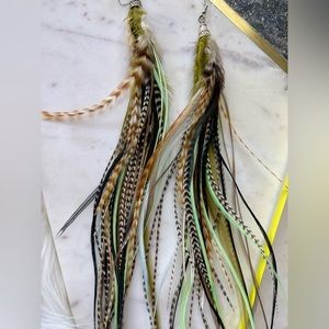 Long 11” Feather Earrings